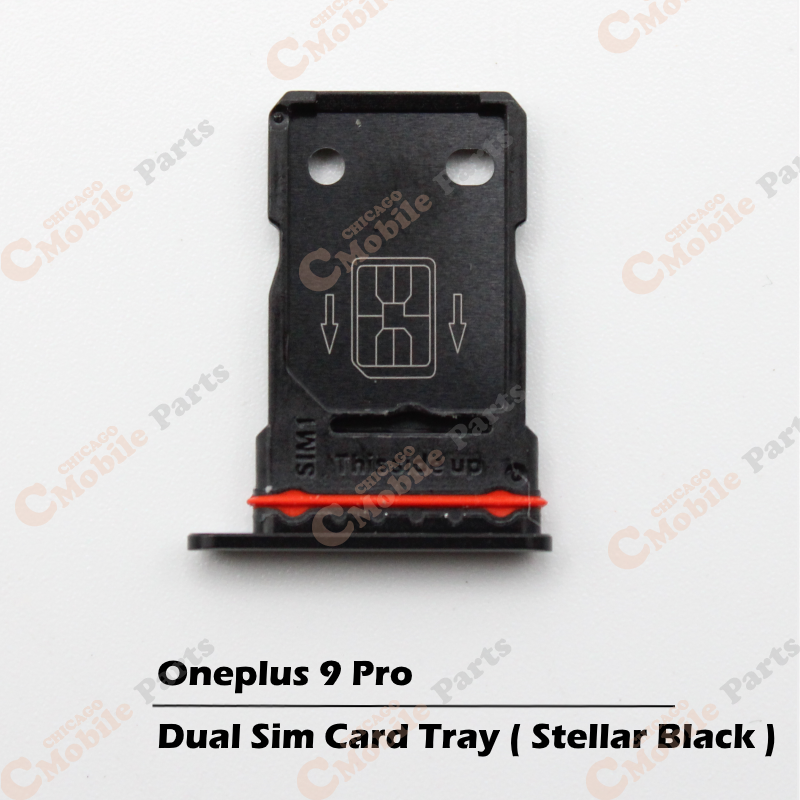 OnePlus 9 Pro Dual Sim Card Tray Holder ( Dual / Stellar Black )