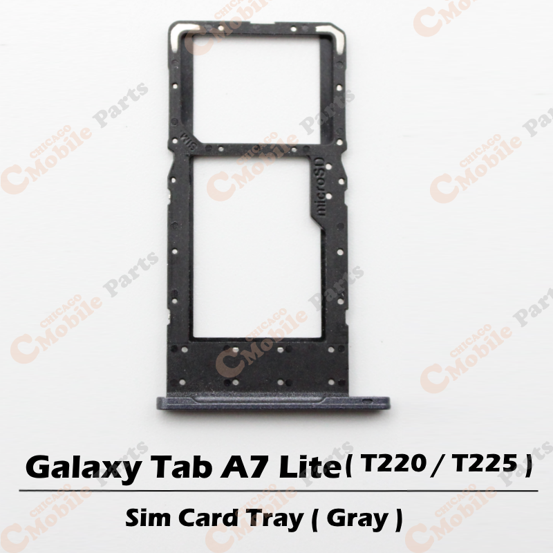 Galaxy Tab A7 Lite Sim Card Tray Holder ( T220 / T225 ) - Gray