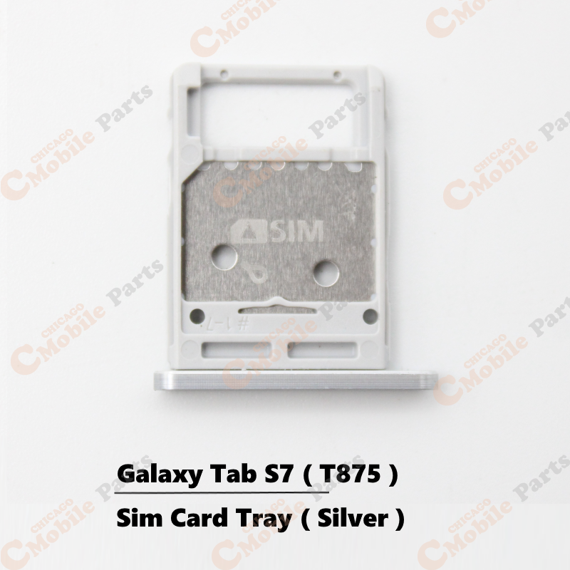 Galaxy Tab S7 Sim Card Tray Holder ( T875 / Silver )