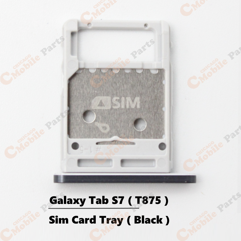 Galaxy Tab S7 Sim Card Tray Holder ( T875 / Black )