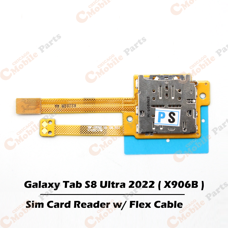Galaxy Tab S8 Ultra 2022 Sim Card Reader with Flex Cable ( X906B )