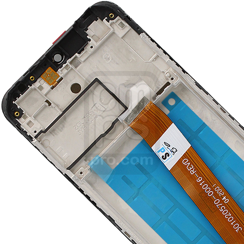 Galaxy A01 LCD Screen Assembly with Frame  (with Narrow FPC) - ( A015 / Standard Grade / Black )