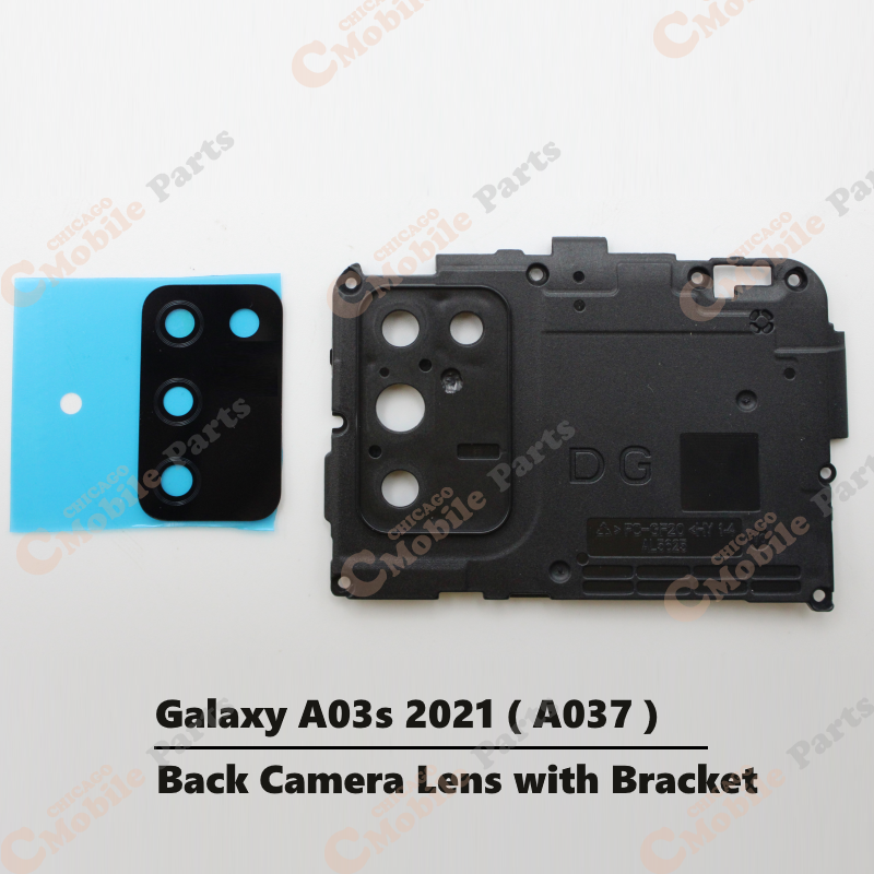 Galaxy A03s 2021 Rear Back Camera Lens with Bracket ( A037 )