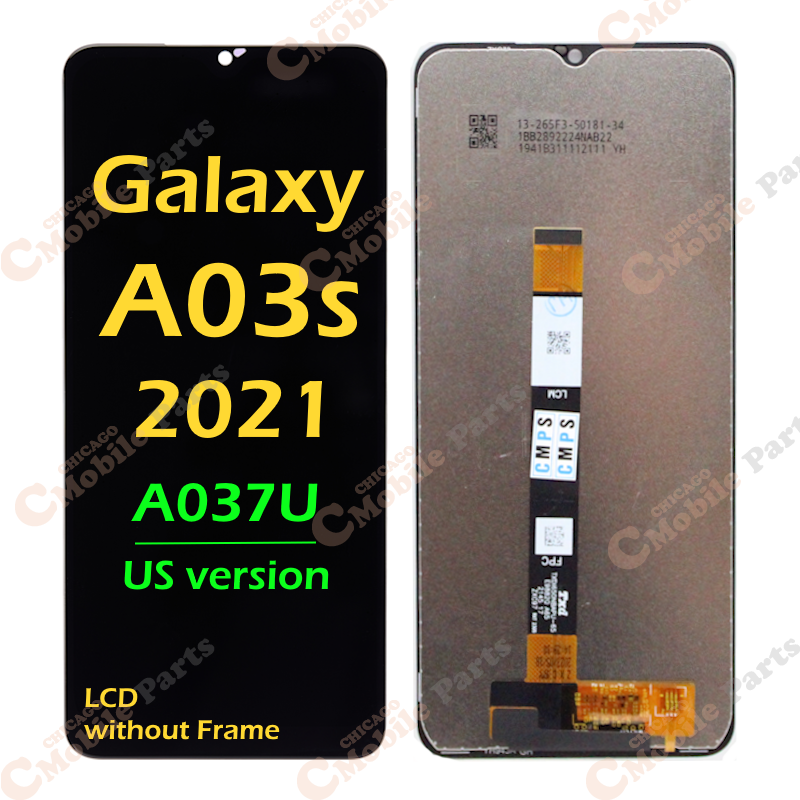 Galaxy A03s 2021 LCD Screen Assembly without Frame ( A037U / US Version )
