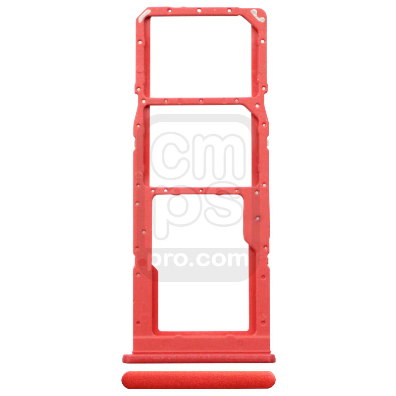 Galaxy A12 Dual Sim Card Tray Holder ( A125 / Dual / Red )