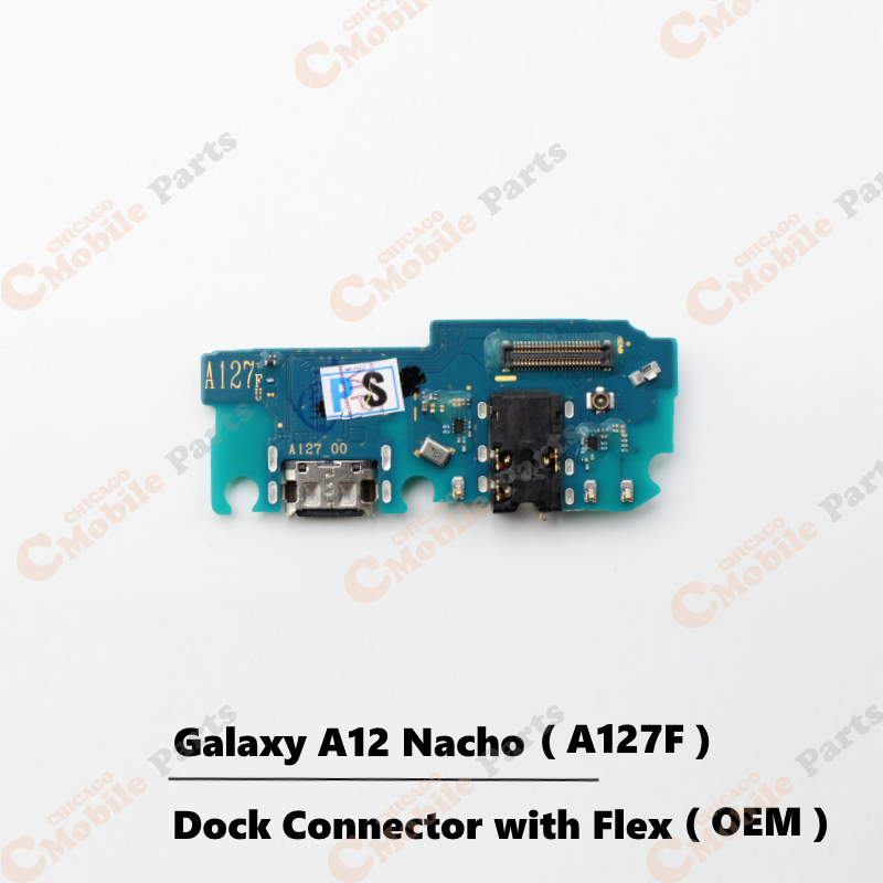 Galaxy A12 Nacho Dock Connector Charging Port with Flex Cable ( A127F / OEM )