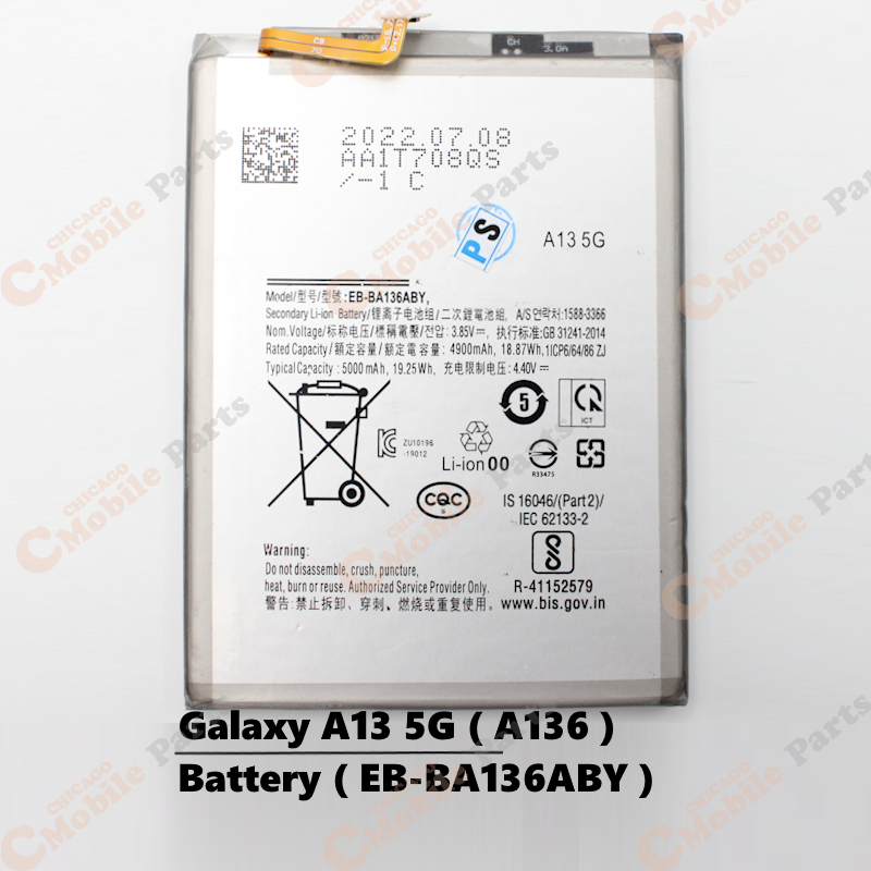 Galaxy A13 5G 2021 Battery ( A136 / EB-BA136ABY )