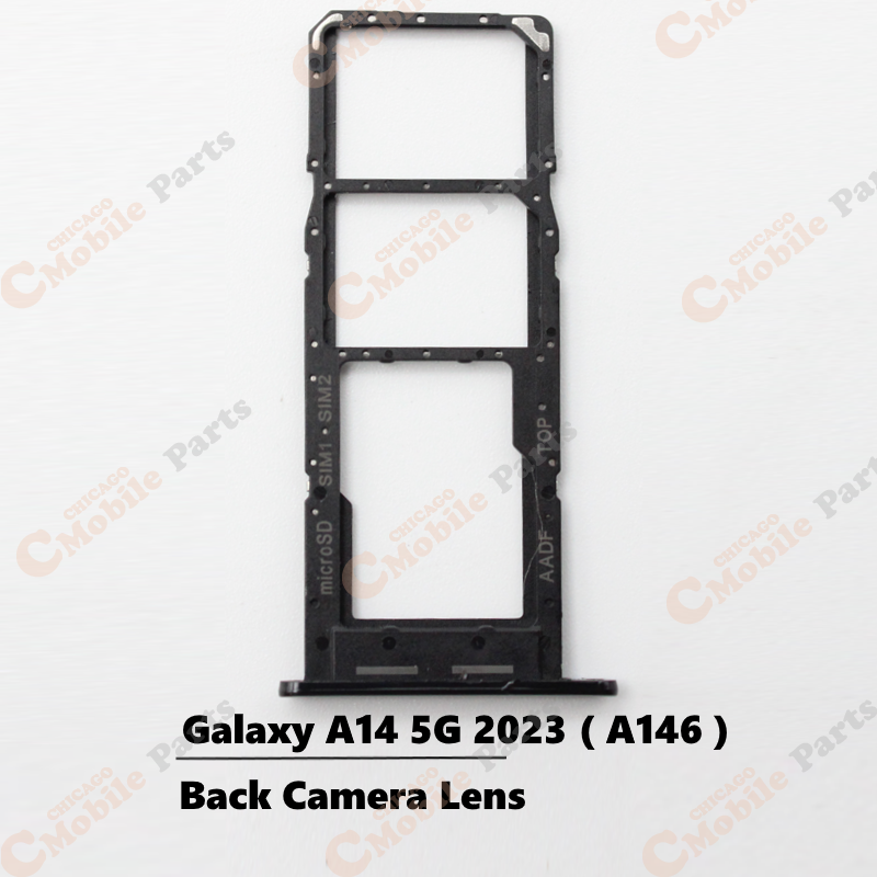 Galaxy A14 5G 2023 Dual Sim Card Tray Holder ( A146 / Black )