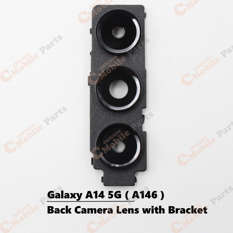 Galaxy A14 5G 2023 Rear Back Camera Lens with Bracket  ( A146 / Black )