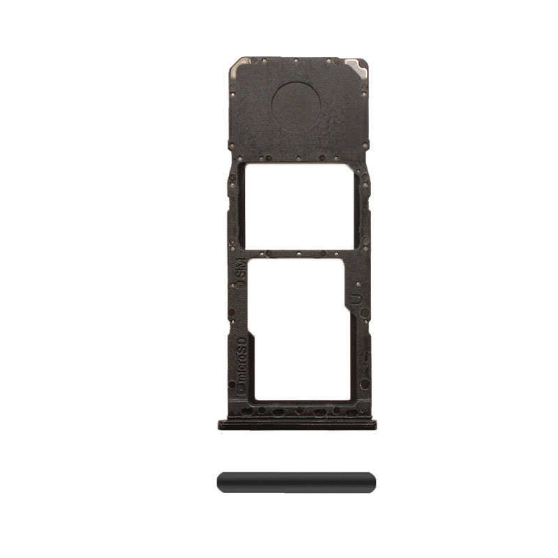 Galaxy A20 / A30 / A50 Single Sim Card Tray Holder ( Single / Black )