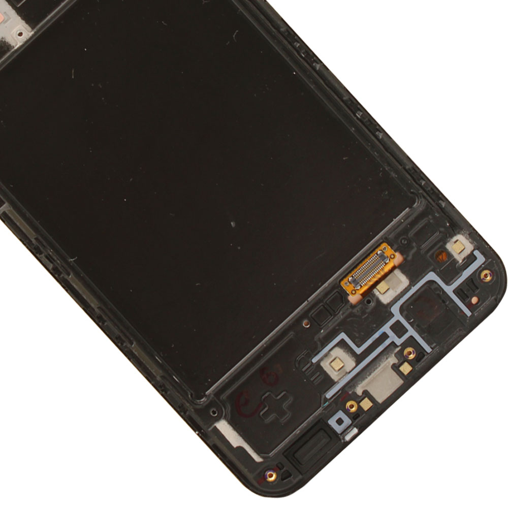 Galaxy A20 OLED LCD Screen Assembly with Frame ( OEM / Black )