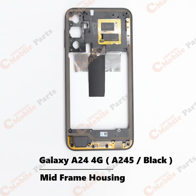 Galaxy A24 4G Mid Frame Midframe  ( A245 / Black )