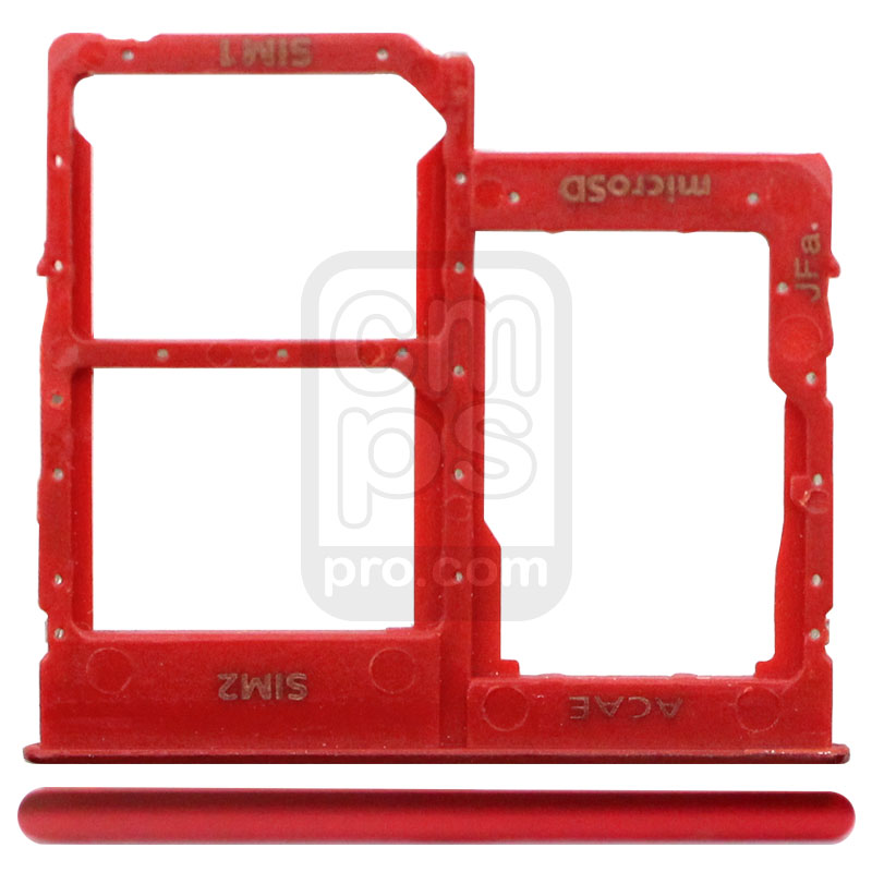 Galaxy A31 Dual Sim Card Tray Holder ( A315 / Dual / Red )