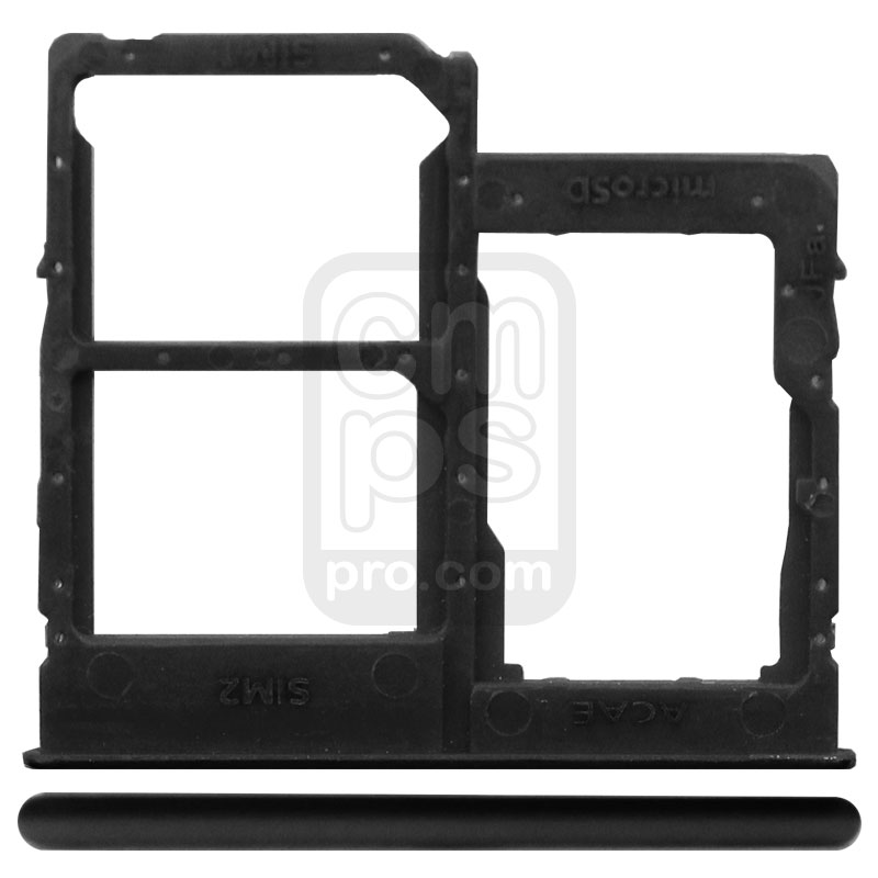 Galaxy A31 Dual Sim Card Tray Holder ( A135 / Dual / Black )