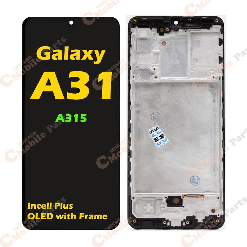 Galaxy A31 OLED LCD Screen Assembly with Frame ( A315 / Incell Plus )