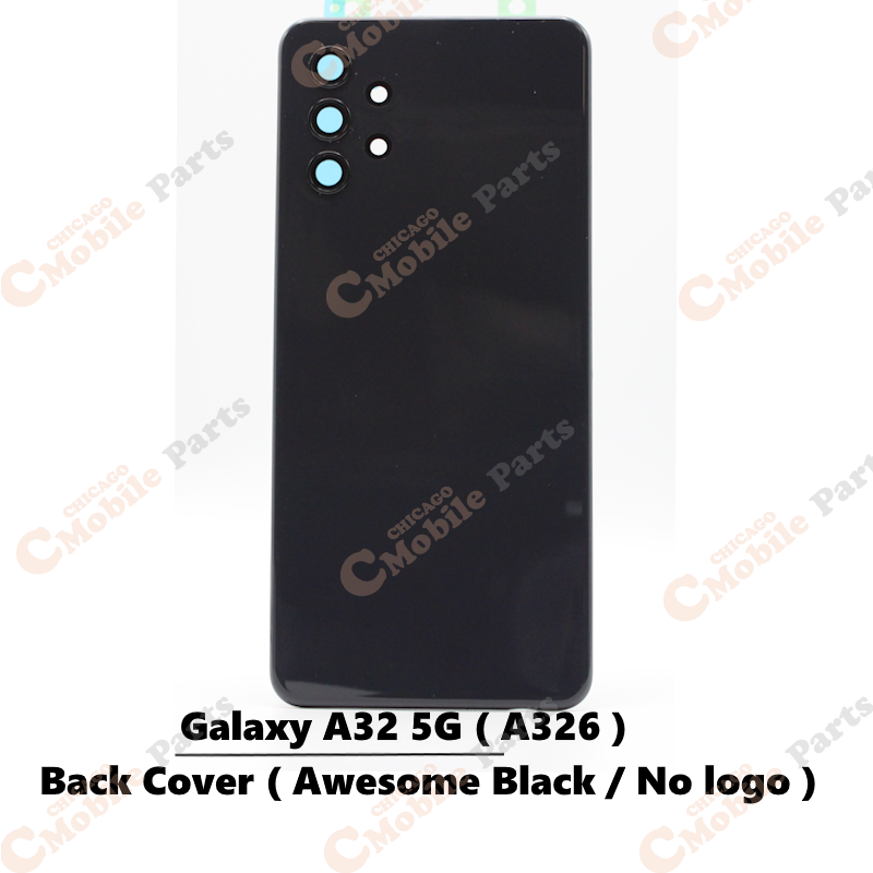 Galaxy A32 5G Back Cover / Back Door ( A326 / Awesome Black / No Logo )