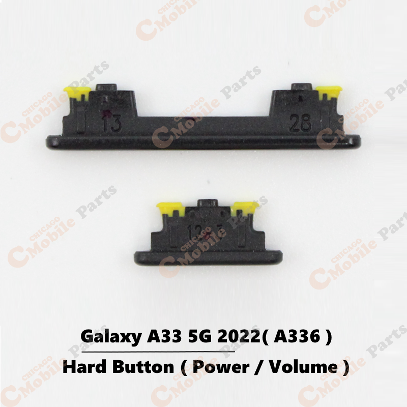 Galaxy A33 5G 2022 Hard Button ( Power / Volume / A336  / Black )