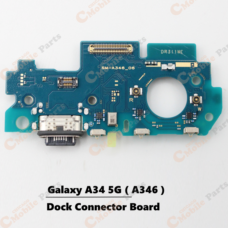 Galaxy A34 5G 2023 Dock Connector Charging Port Flex Cable ( A346 )