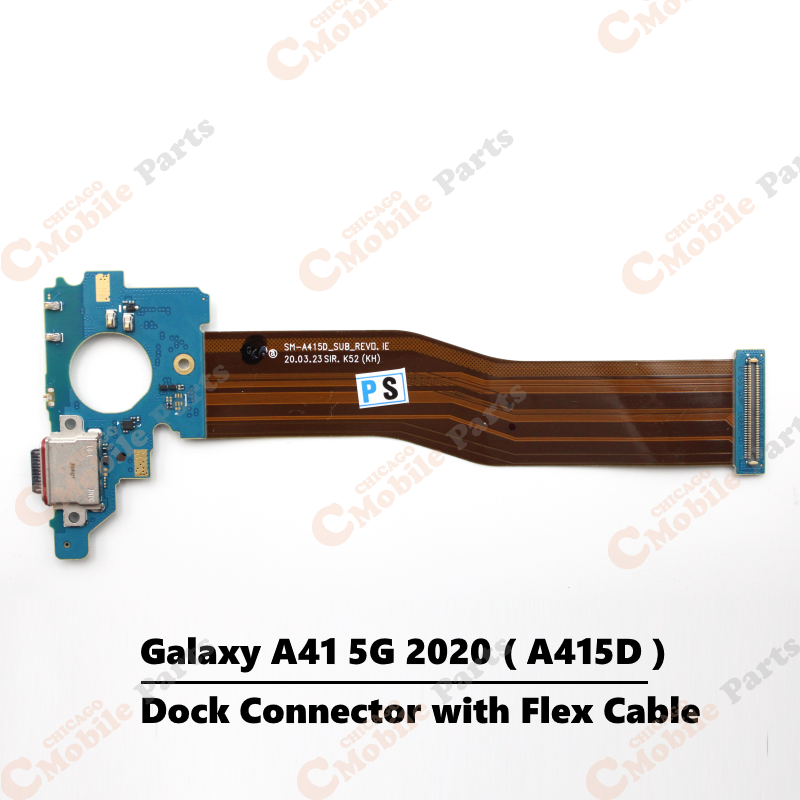 Galaxy A41 2020 Dock Connector Charging Port with Flex Cable ( A415D )