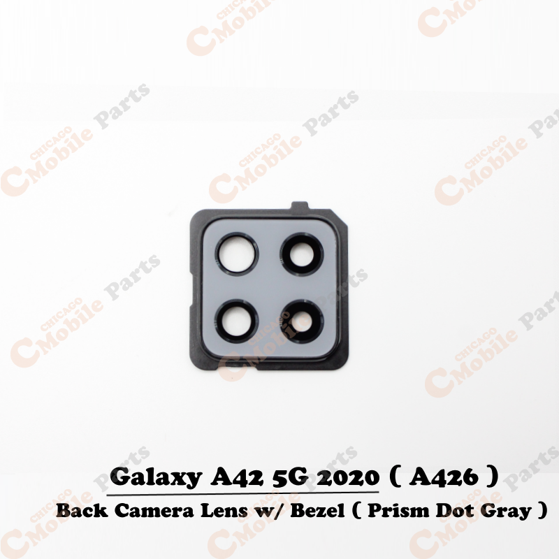 Galaxy A42 5G Rear Back Camera Lens with Bezel ( A426 / Prism Dot Gray )