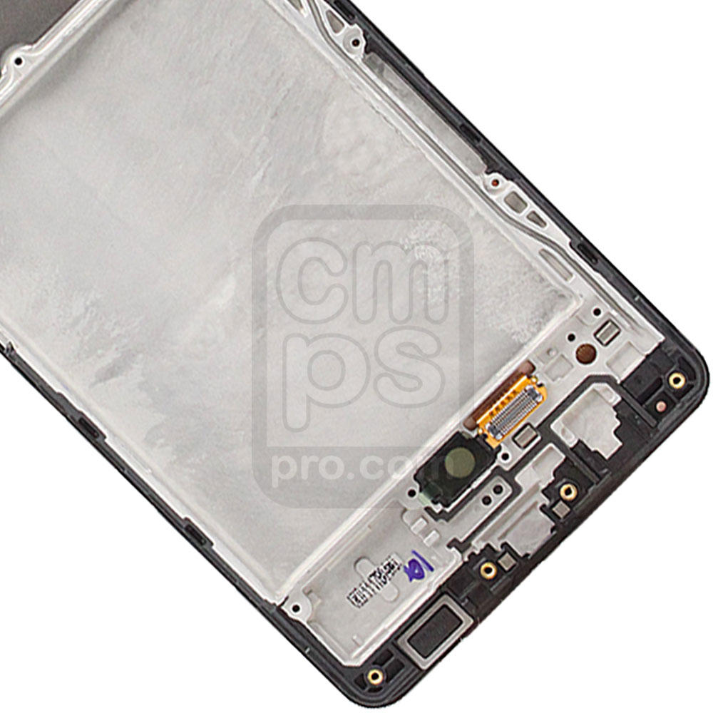 Galaxy A42 5G OLED Screen Assembly with Frame (Pre-installed Small Components) - ( A426 / OEM Grade / Black )