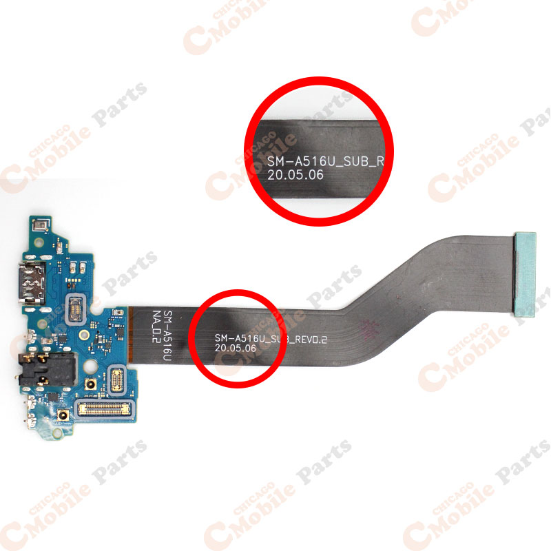 Galaxy A51 Dock Connector Charging Port Flex Cable ( US Version )