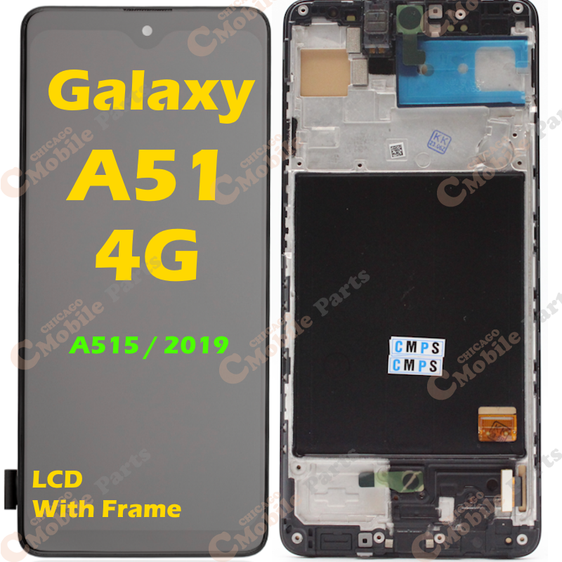 Galaxy A51 2019 OLED LCD With Frame BK ( A515 / Incell Plus  )