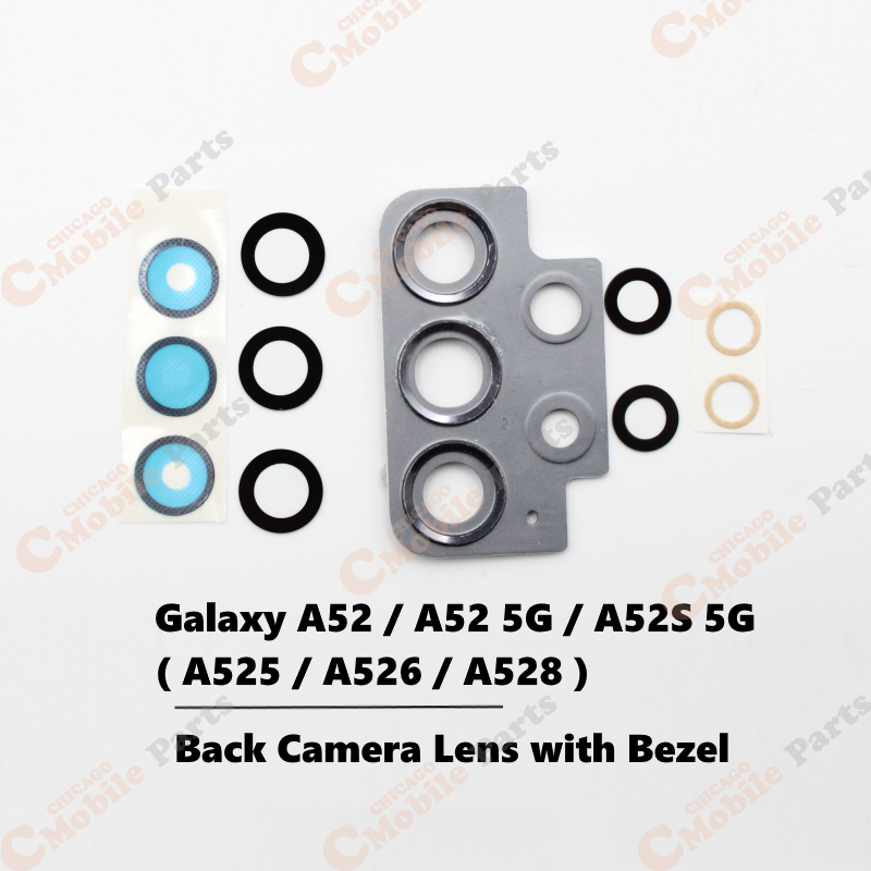 Galaxy A52 4G / A52 5G / A52s Rear Back Camera Lens with Bezel ( A525 / A526 / A528  )