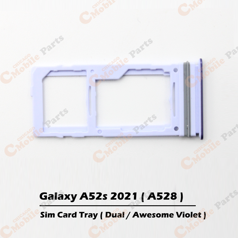 Galaxy A52s 2021 Dual Sim Card Tray Holder ( A528 / Dual / Awesome Violet )