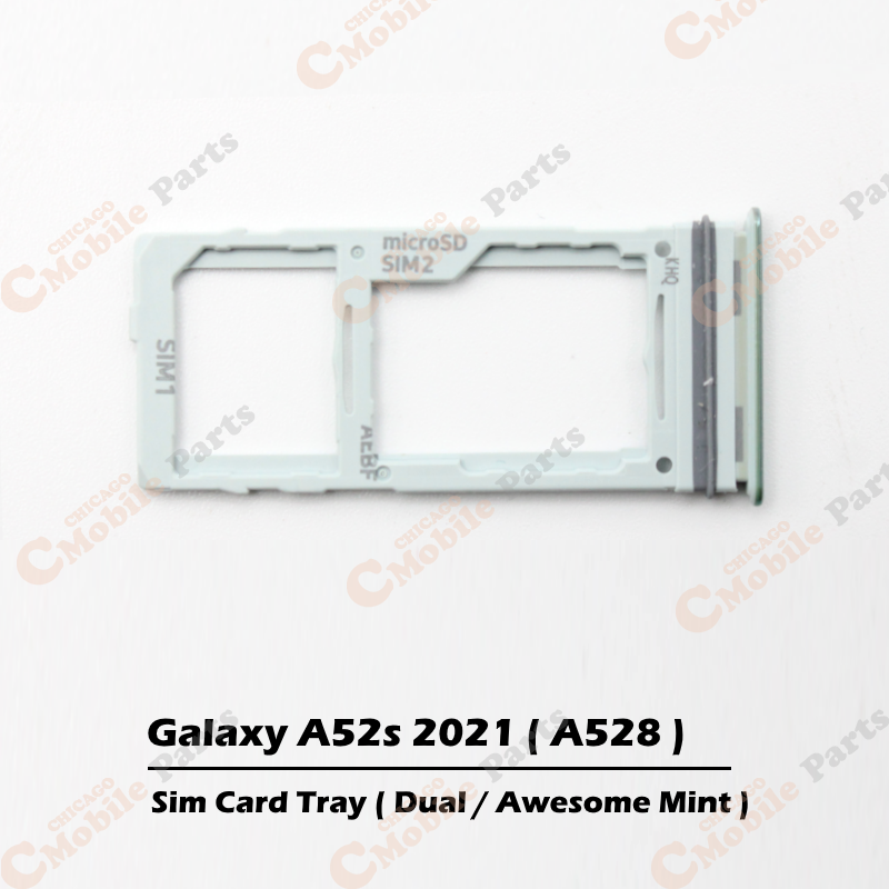 Galaxy A52s 2021 Dual Sim Card Tray Holder ( A528 / Dual / Awesome Mint )