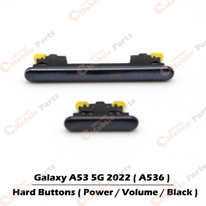 Galaxy A53 5G 2022 Hard Buttons ( Power / Volume / A536 / Black )