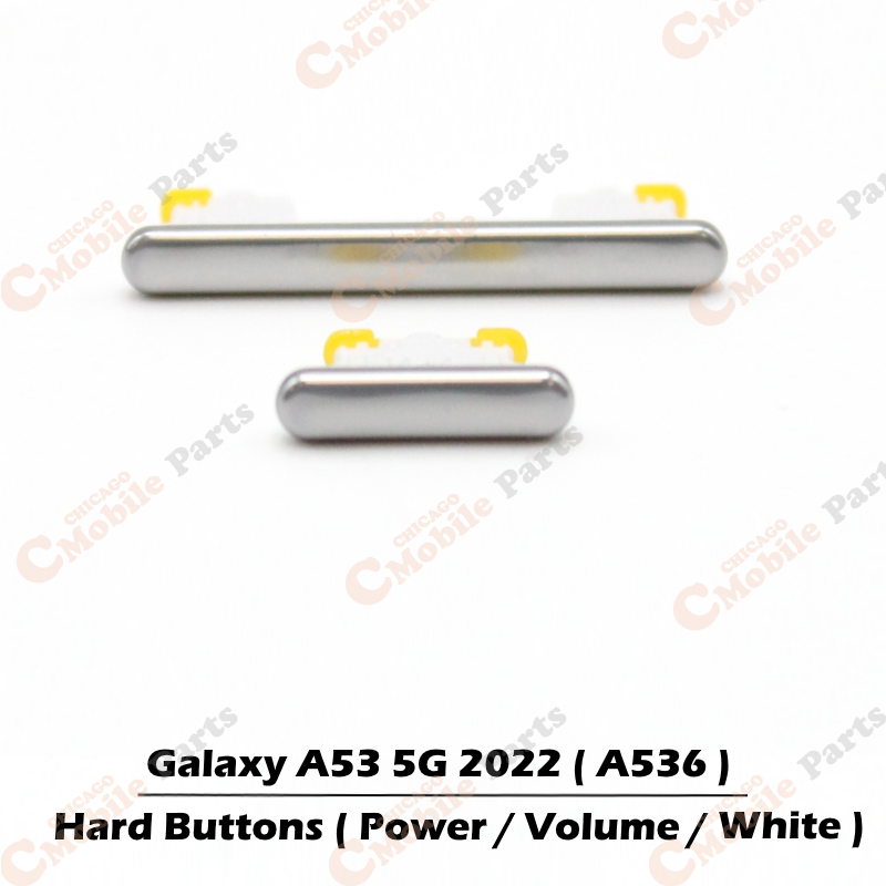 Galaxy A53 5G 2022 Hard Buttons ( Power / Volume / A536 / White )