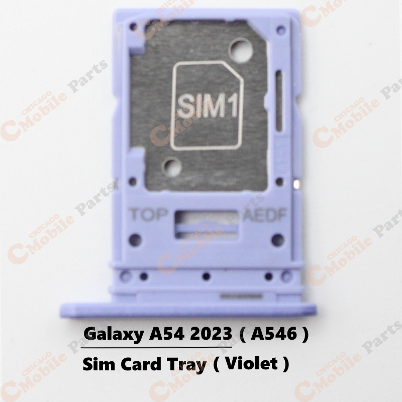 Galaxy A54 2023 Single Sim Card Tray Holder ( A546 / Violet )