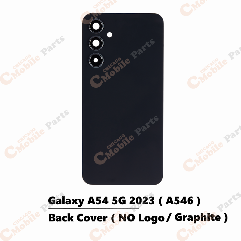 Galaxy A54 5G 2023 Back Cover / Back Door ( A536 / Graphite / No Logo )