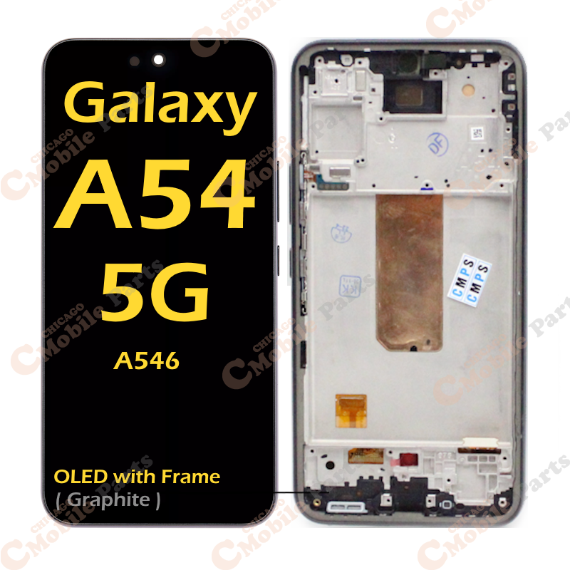 Galaxy A54 5G 2023 OLED LCD With Frame ( A546 / Aftermarket / Graphite )