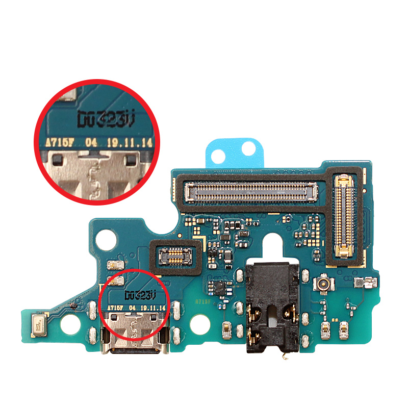 Galaxy A71 Dock Connector Charging Port Board ( A715 )