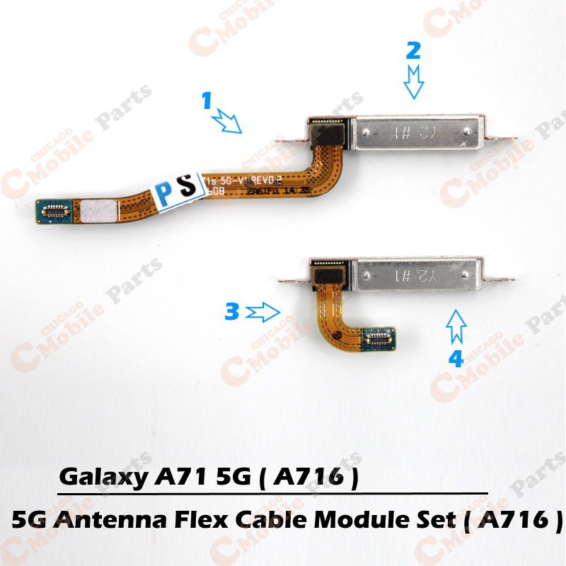 Galaxy A71 5G - 5G Antenna Flex Cable Set ( A716 / 4 Pcs )
