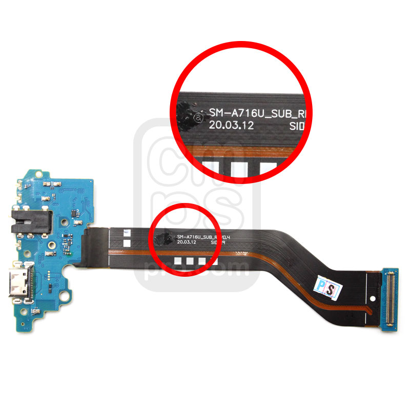 Galaxy A71 5G Dock Connector Charging Port Flex Cable ( A716U )