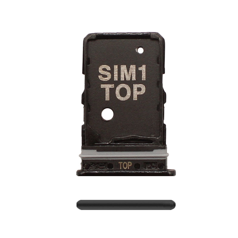 Galaxy A80 Sim Card Tray Holder ( Black )