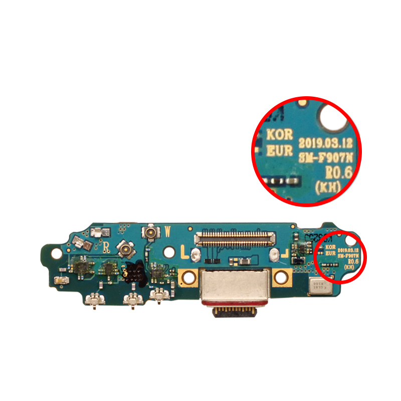 Galaxy Fold 5G Dock Connector Charging Port Flex Cable