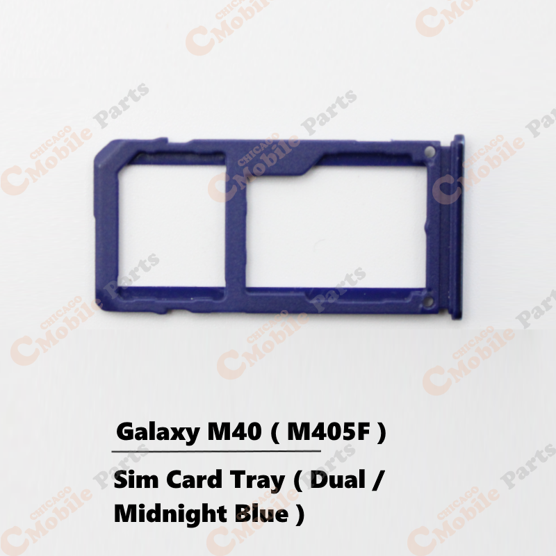 Galaxy M40 Dual Sim Card Tray Holder ( M405F / Dual / Midnight Blue )