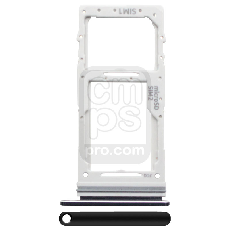 Galaxy Note 10 Lite Dual Sim Card Tray Holder ( Dual / Aura Black )
