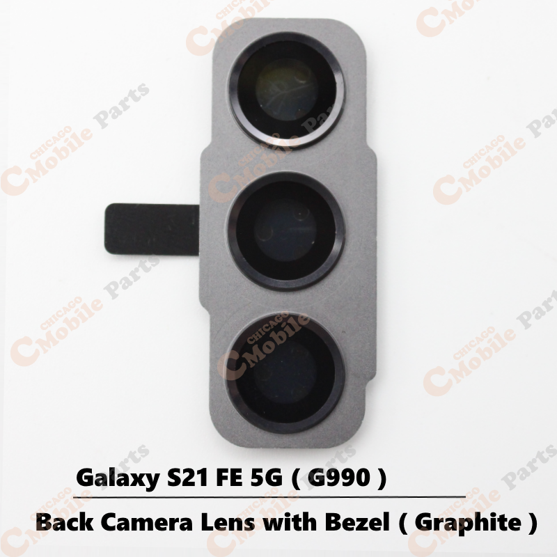 Galaxy S21 FE 5G Rear Back Camera Lens with Bezel ( G990 / Graphite )