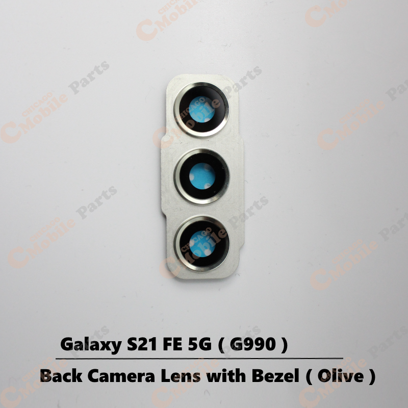 Galaxy S21 FE 5G Rear Back Camera Lens with Bezel ( G990 / Olive )