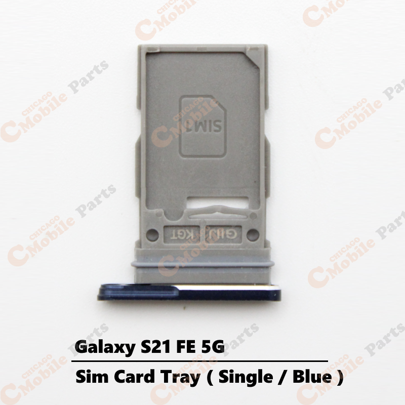 Galaxy S21 FE 5G Single Sim Card Tray Holder ( Single / Blue )