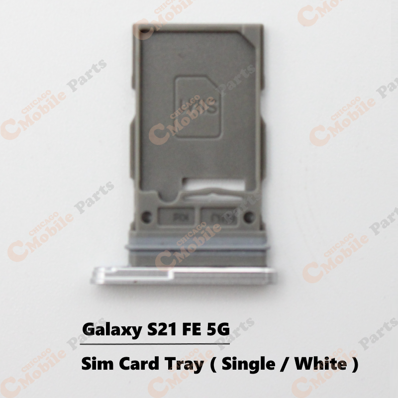 Galaxy S21 FE 5G Single Sim Card Tray Holder ( Single / White )
