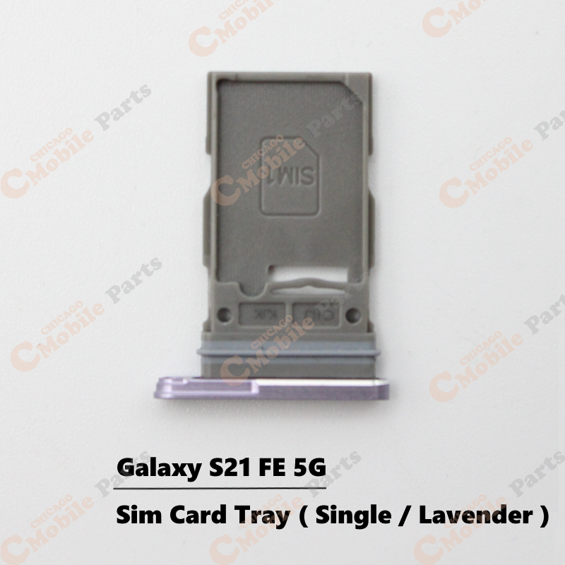 Galaxy S21 FE 5G Single Sim Card Tray Holder ( Single / Lavender )