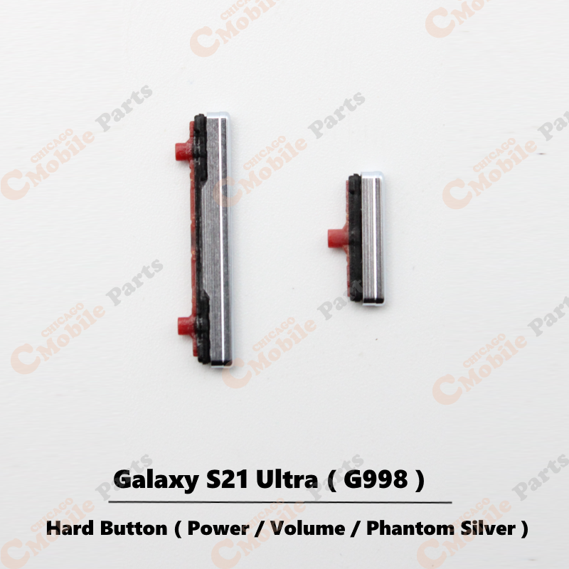 Galaxy S21 Ultra Hard Button ( Power / Volume / Phantom Silver )