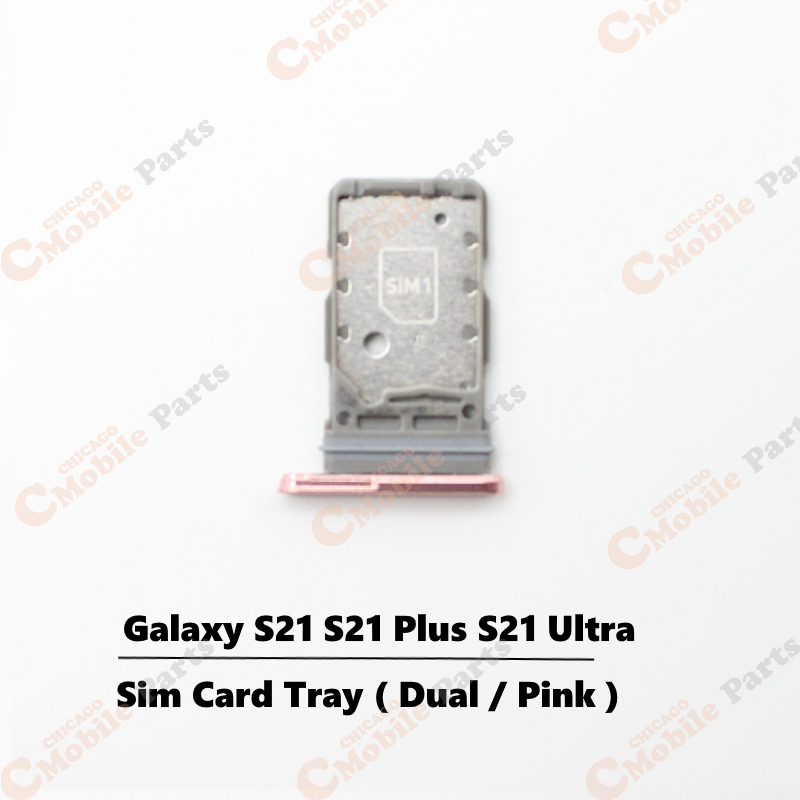 Galaxy S21 / S21 Plus / S21 Ultra Sim Card Tray Holder ( Dual / Phantom Pink )