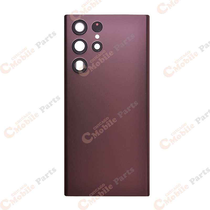 Galaxy S22 Ultra 5G Back Cover / Back Door ( S908 / Burgundy )